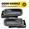 Durable Gray Interior Door Handle Bezel Front Left Right Easy Installation HighQuality Replacement
