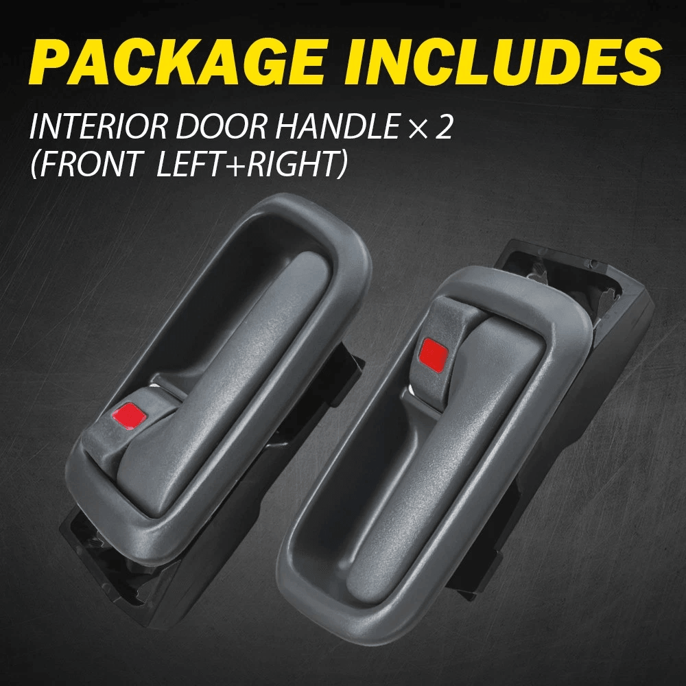 Durable Gray Interior Door Handle Bezel Front Left Right Easy Installation HighQuality Replacement