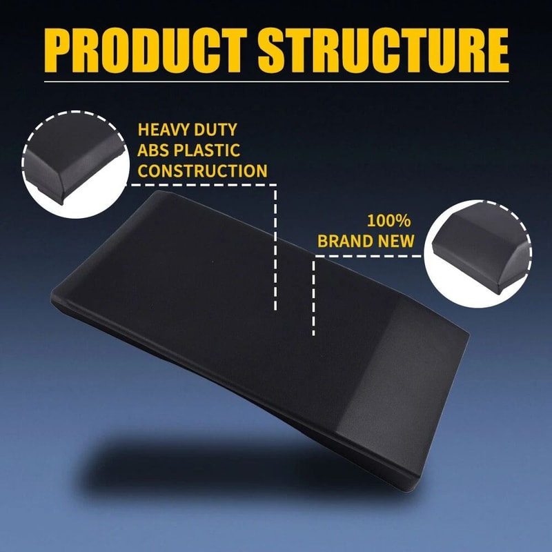 DRIVER LEFT SIDE PILLAR MOLDING TRIM Black Durable ABS Material Simple Installation Tested For Perf 6