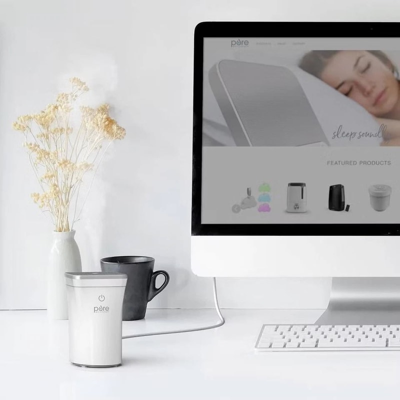 Pure Enrichment Go Home And Auto Aroma Diffuser Portable USBPowered Stress Relief 3