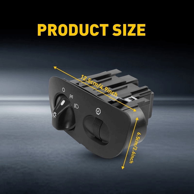 Light Dimmer Switch For FOG HEADLAMP Direct Replacement Durable Design For Ford 2