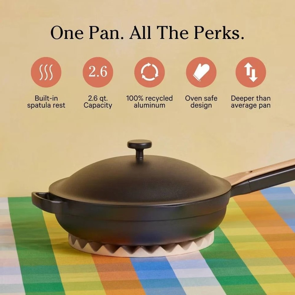 Pan Char Ceramic Nonstick EcoFriendly Oven Safe Perfect For Searing Sauteing Roasting And More 4