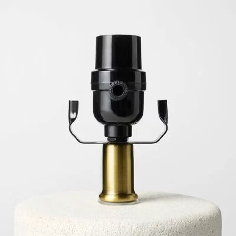 White Ceramic Lamp Base With Reactive Glaze Studio McGee Design Modern Lighting Compatible With Sma 3