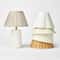 White Ceramic Lamp Base With Reactive Glaze Studio McGee Design Modern Lighting Compatible With Sma 2