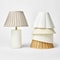 White Ceramic Lamp Base With Reactive Glaze Studio McGee Design Modern Lighting Compatible With Sma 2