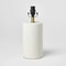 White Ceramic Lamp Base With Reactive Glaze Studio McGee Design Modern Lighting Compatible With Sma 1