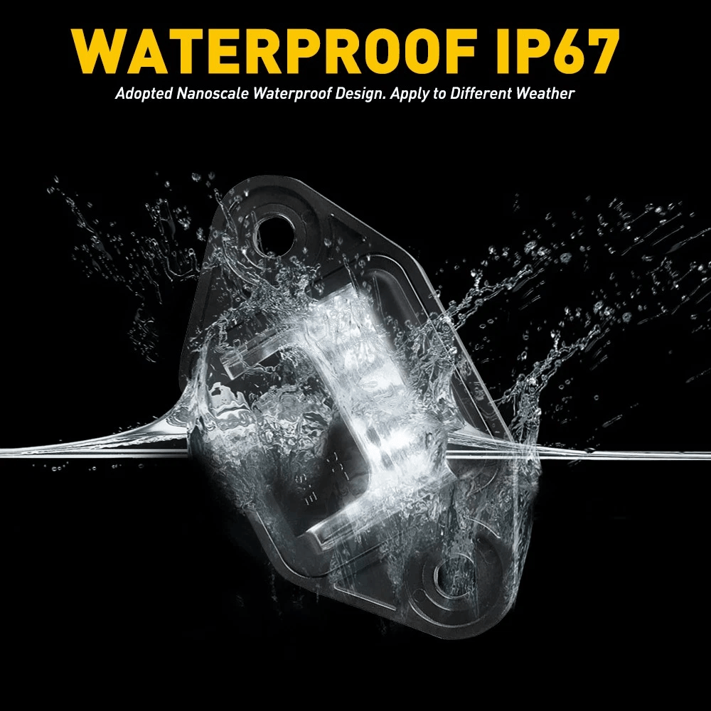 LED License Plate Light For Cars LED Waterproof Plug Play Replacement 1