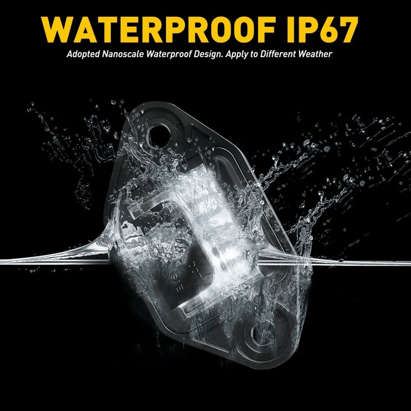 LED License Plate Light For Cars LED Waterproof Plug Play Replacement 1