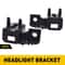 Headlight Lamp Mount Bracket Left Right WearResistant Direct Replacement For Vehicle Fit 1