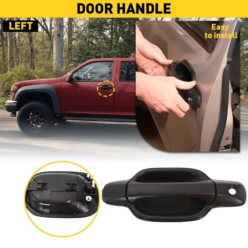 Left Front Exterior Door Handle Driver HighQuality Plastic Durable Perfect Fit 1