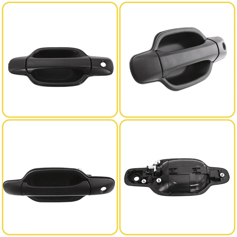 Left Front Exterior Door Handle Driver HighQuality Plastic Durable Perfect Fit 2