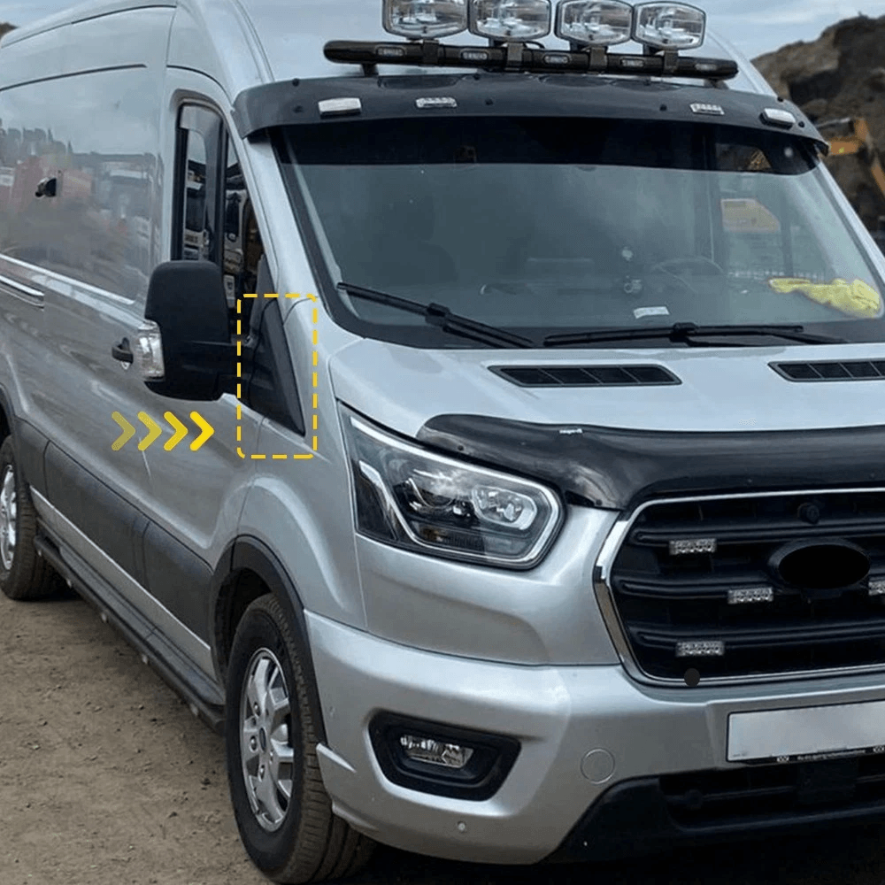 Fender Corner Cover Trim For Right Side Mirror Black ABS Reliable Durable Replacement Part 4