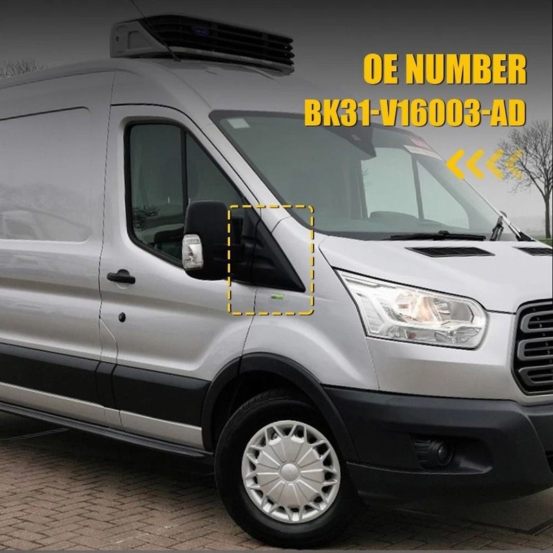 Fender Corner Cover Trim For Right Side Mirror Black ABS Reliable Durable Replacement Part 7