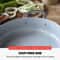 Ceramic Nonstick Aluminum Saute Pan With Lid Oxford Blue NonToxic Induction Safe Easy To Clean 2