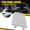 Durable Pearl White Tow Hook Cover Cap Front Bumper Easy Installation For Perfect Fit 6