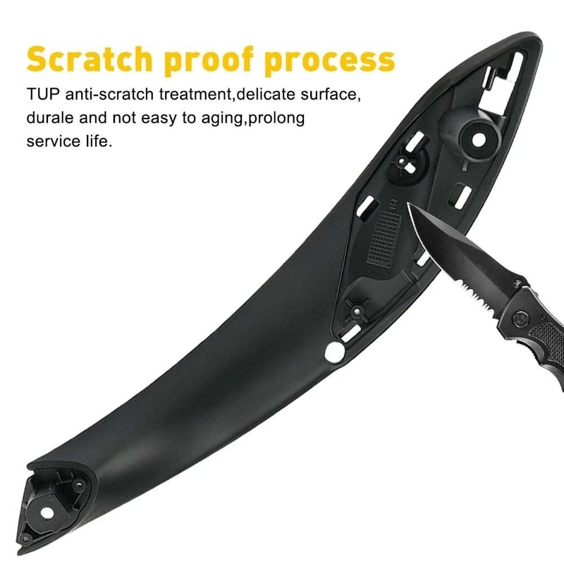 Front Left Right Door Pull Handle Interior Trim Cover Durable Material Perfect Replacement For Veh 3