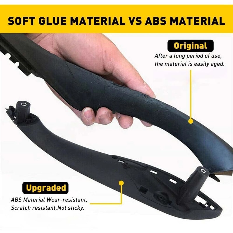 Front Left Right Door Pull Handle Interior Trim Cover Durable Material Perfect Replacement For Veh 6