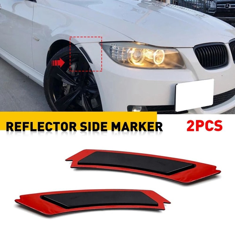 Smoke Front Bumper Reflector Side Marker Lights Durable Dark Smoke Color Quick Installation For Ca 7