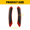 Smoke Front Bumper Reflector Side Marker Lights Durable Dark Smoke Color Quick Installation For Ca 1