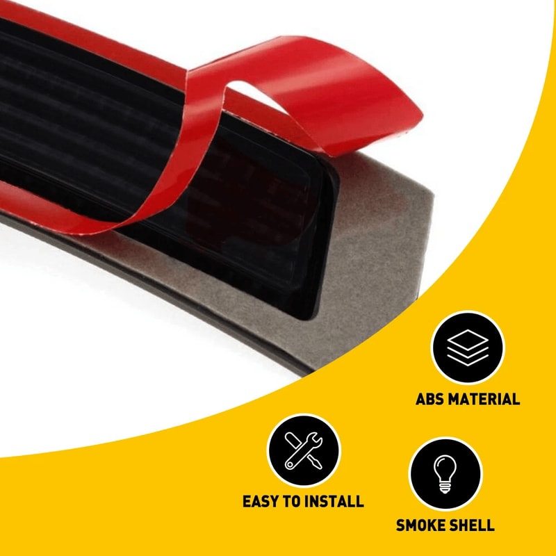 Smoke Front Bumper Reflector Side Marker Lights Durable Dark Smoke Color Quick Installation For Ca 2