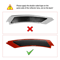 Smoke Front Bumper Reflector Side Marker Lights Durable Dark Smoke Color Quick Installation For Ca 4