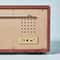 Hearth Hand Portable AMFM Bluetooth Radio Tonal Brown Wireless Bluetooth Streaming Vintage AMFM Ra 2