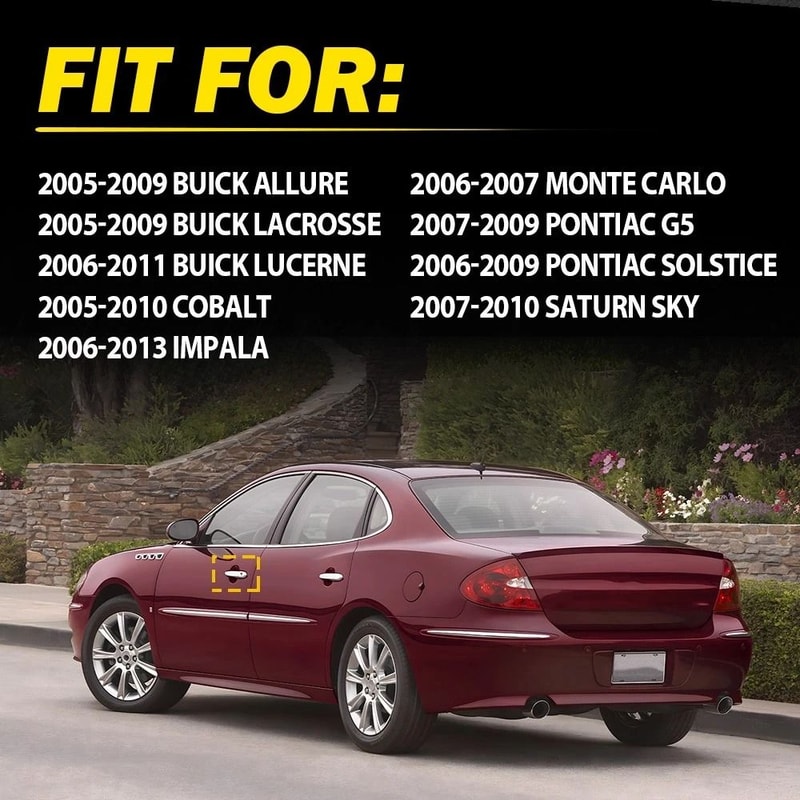 Premium Front Driver Side Exterior Door Handle Durable Easy Installation Perfect Fitment Replacemen 1