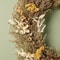 Hearth Hand With Magnolia Preserved Spring Grass Wreath Natural Dried Flowers And Grass For Door 1