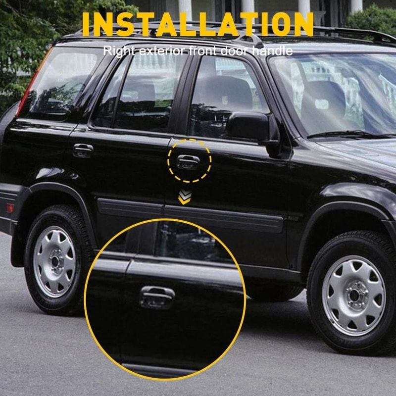 Exterior Door Handle For Front Passenger Side Durable HighQuality Plastic Perfect Fit Quality Assur 3