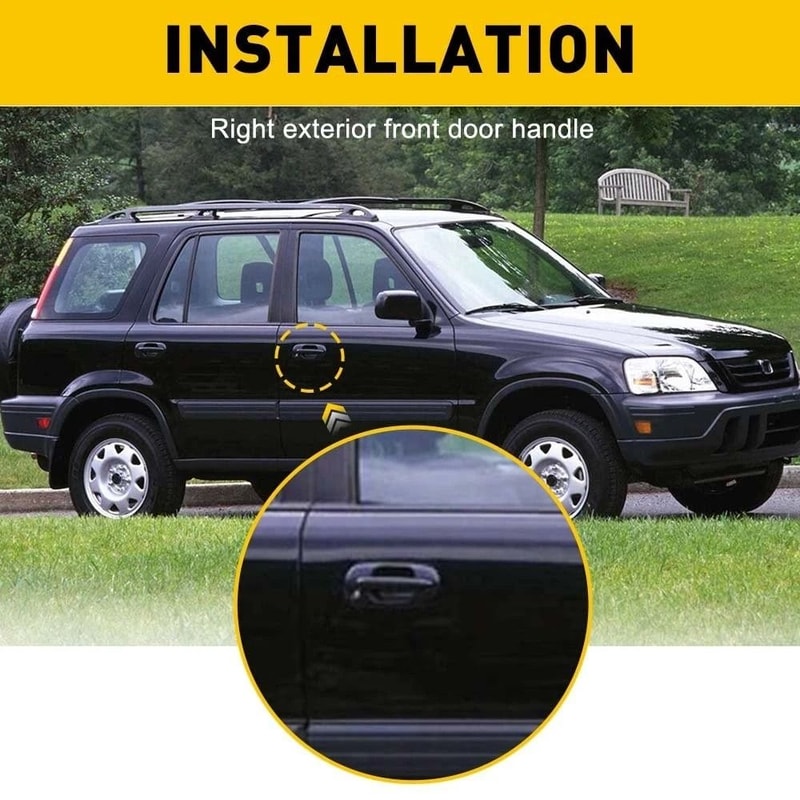 Exterior Door Handle For Front Passenger Side Durable HighQuality Plastic Perfect Fit Quality Assur 4