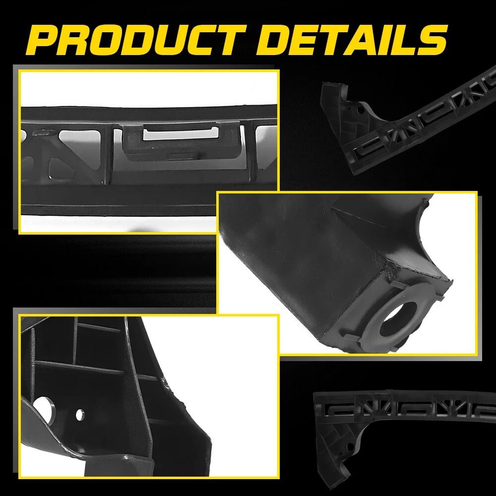 Front Bumper Bracket Right Left Pair Set Durable Wear Resistant Corrosion Proof Quality Replaceme 3