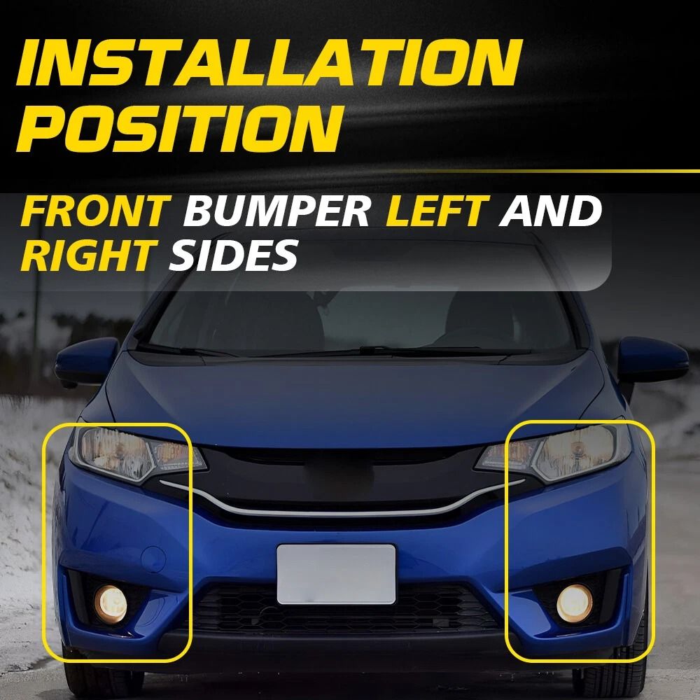 Front Bumper Bracket Right Left Pair Set Durable Wear Resistant Corrosion Proof Quality Replaceme 4