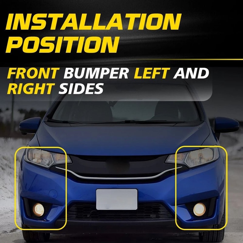 Front Bumper Bracket Right Left Pair Set Durable Wear Resistant Corrosion Proof Quality Replaceme 4