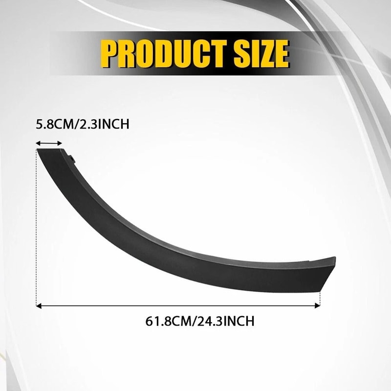 Durable Rear Left Driver Side Wheel Flare Molding Trim HighQuality ABS Perfect Vehicle Fit 5