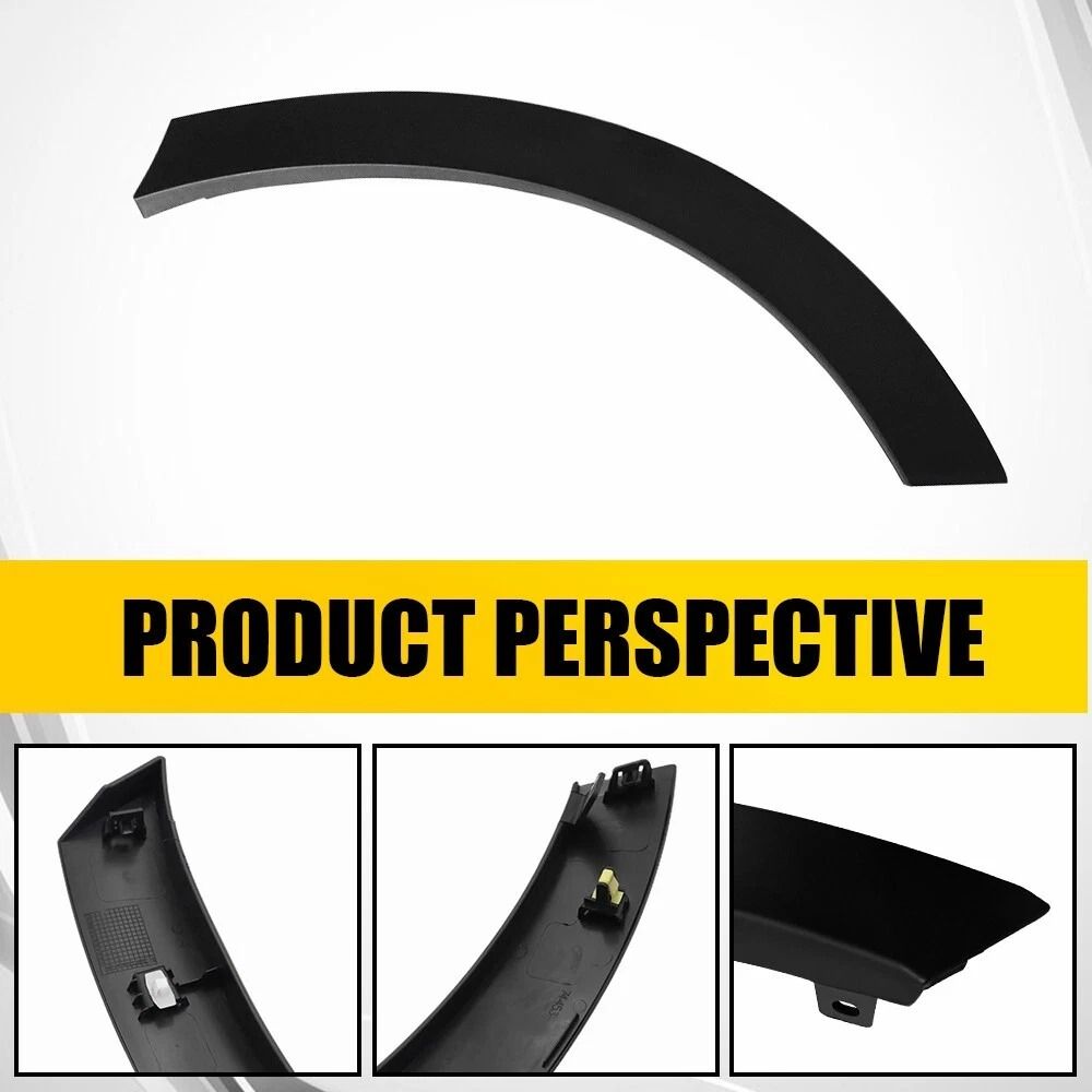 Durable Rear Left Driver Side Wheel Flare Molding Trim HighQuality ABS Perfect Vehicle Fit 6