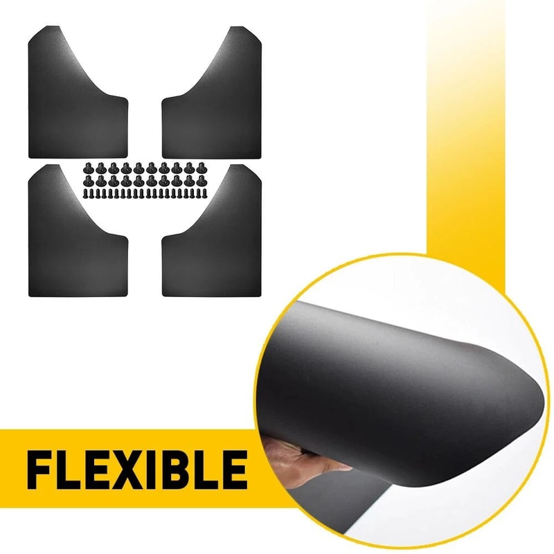 Universal Mud Flaps Splash Guards HeavyDuty Mudguards For Vehicles Durable Car Accessories 3