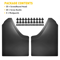 Universal Mud Flaps Splash Guards HeavyDuty Mudguards For Vehicles Durable Car Accessories 4