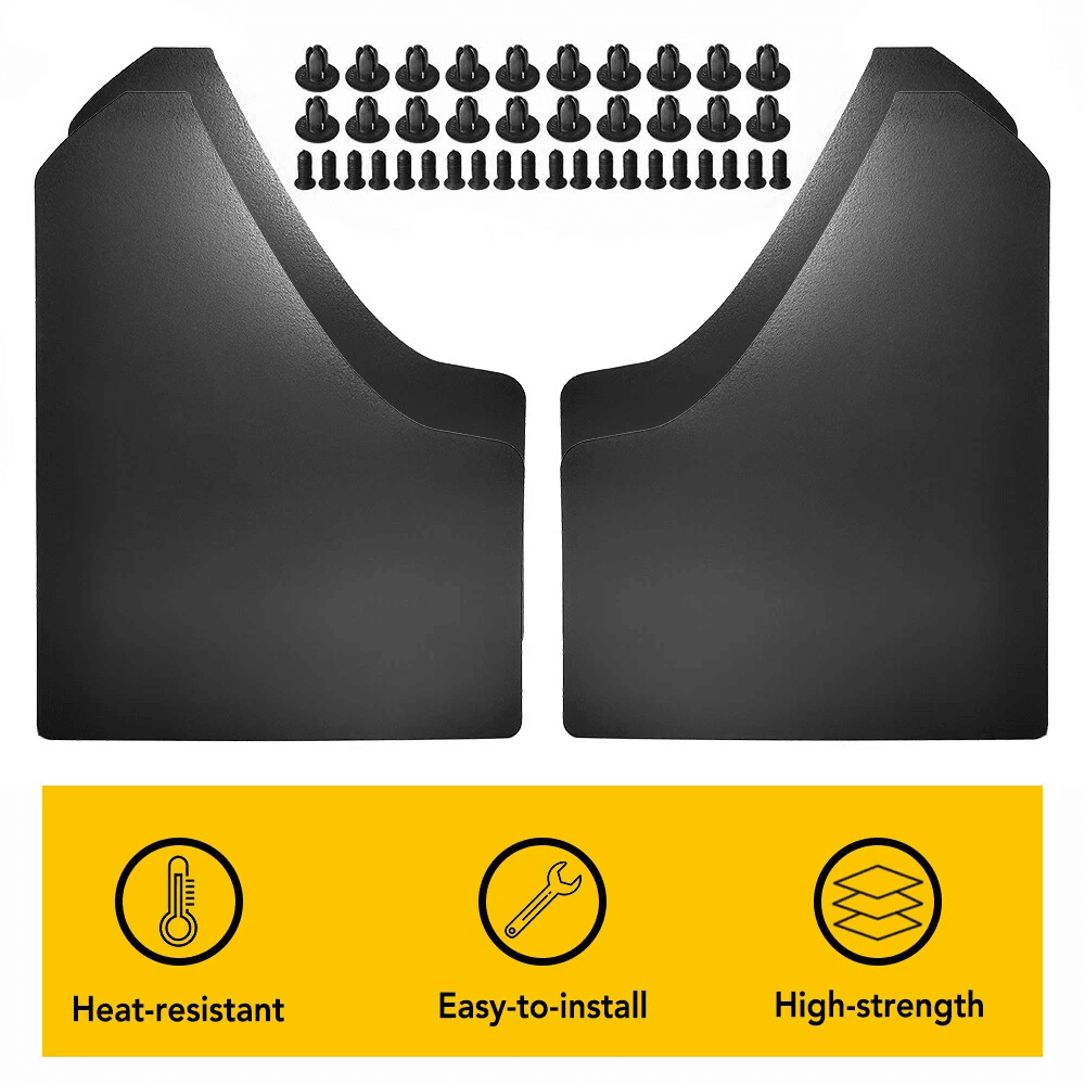 Universal Mud Flaps Splash Guards HeavyDuty Mudguards For Vehicles Durable Car Accessories 7