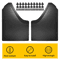 Universal Mud Flaps Splash Guards HeavyDuty Mudguards For Vehicles Durable Car Accessories 7