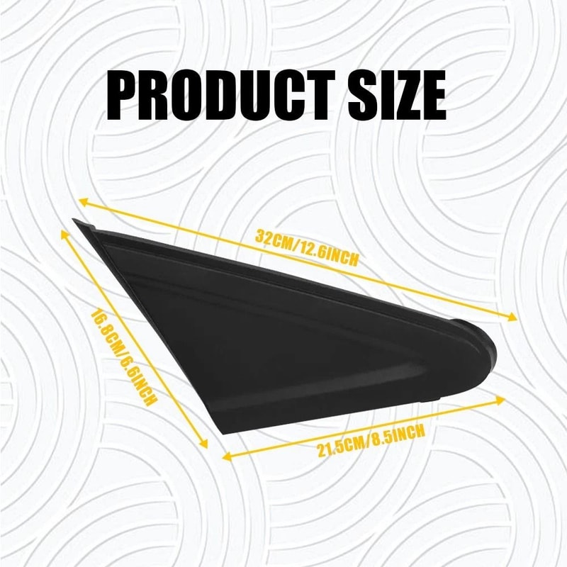 Durable Right Side Fender Pillar Trim Mirror Corner Molding For Vehicle HighQuality Automotive Part 1