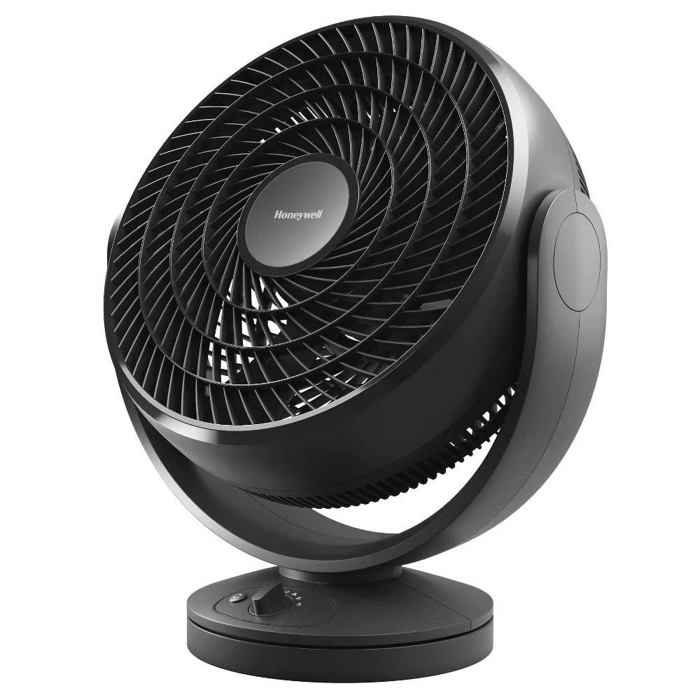 Honeywell Small Turbo Force Oscillating Floor Fan Black Quiet Cooling EnergySaving Air Circulation 0