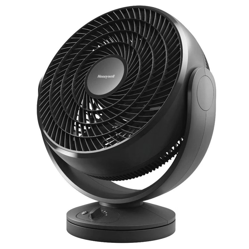 Honeywell Small Turbo Force Oscillating Floor Fan Black Quiet Cooling EnergySaving Air Circulation 0