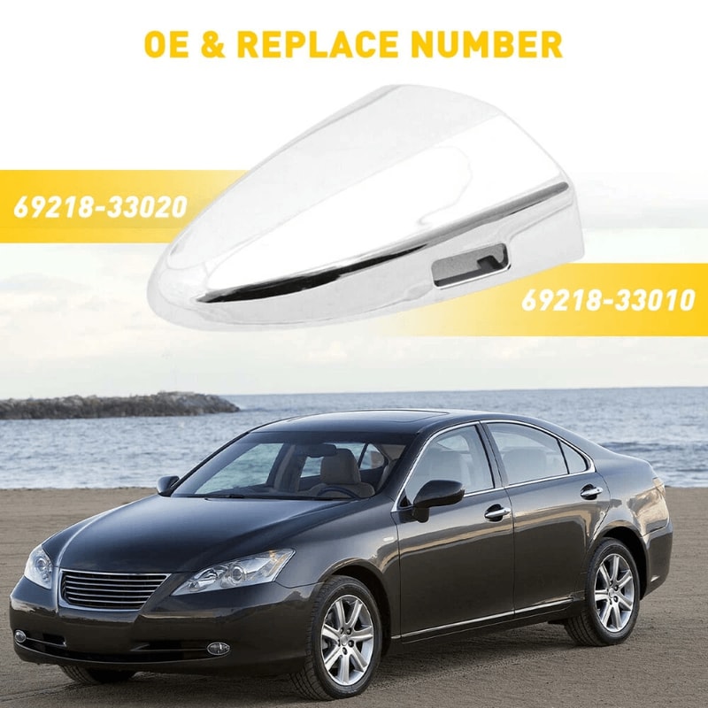 NEW Driver Side Door Handle Cover Durable ChromePlated Plastic Prevents Scratches Abrasion Direct 2