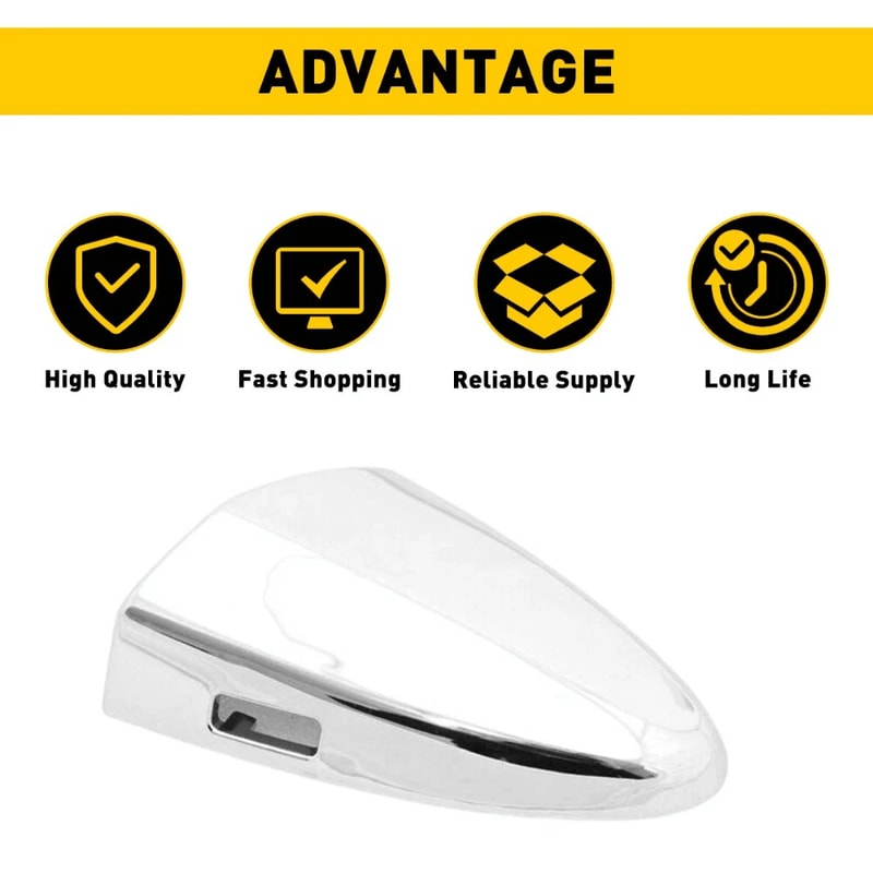 NEW Driver Side Door Handle Cover Durable ChromePlated Plastic Prevents Scratches Abrasion Direct 5