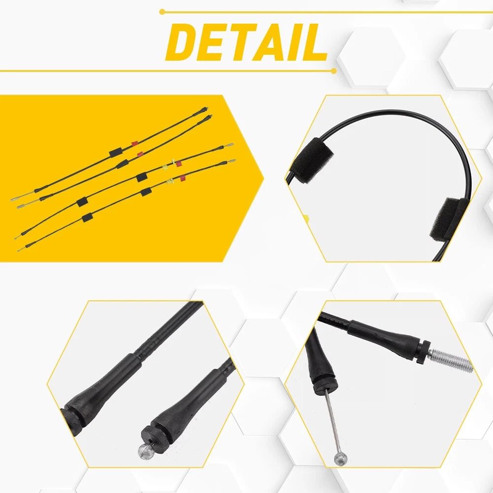 Side Door Latch Release Cable Rear Door Upper Replacement For Improved Driving Safety 9