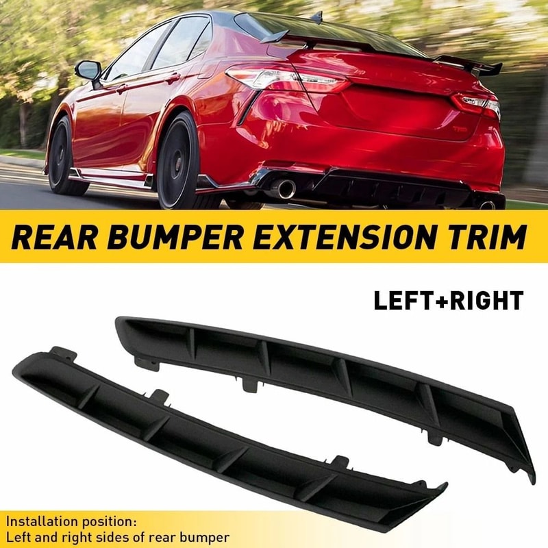 HighQuality Rear Bumper Extension Trim Left Right Side Replacement Durable WearResistant Easy Inst 1
