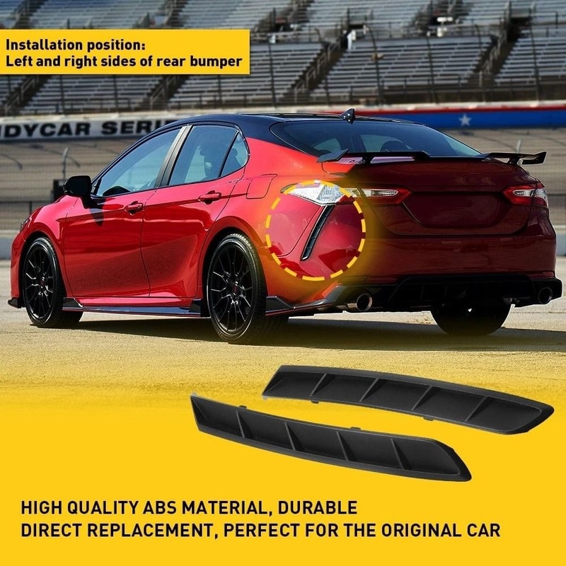 HighQuality Rear Bumper Extension Trim Left Right Side Replacement Durable WearResistant Easy Inst 5