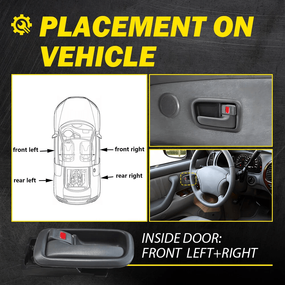 Front Left Right Inside Door Handle Durable Material Easy Installation Vehicle Replacement Quality 2