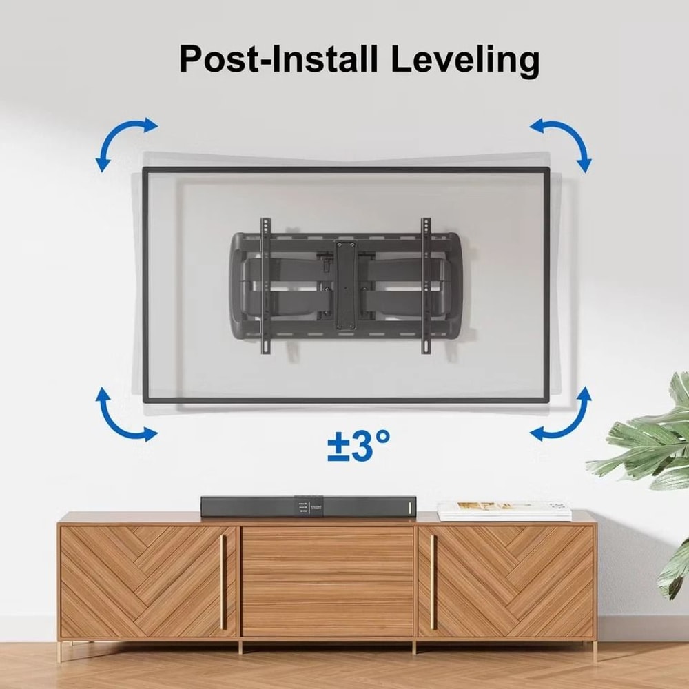 Full Motion TV Mount For TVs Tilts Swivels Extends 5