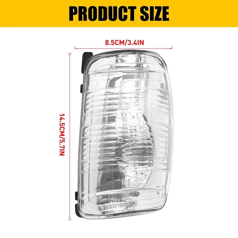 Durable Passenger Side Side Mirror Turn Signal Light Stable Performance Easy To Install 1